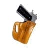 BH4L Comfort Belt Scabbard Texas Ranger Gun Holster - Front Side with 1911