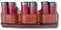 Leather Shotgun Cartridge Slide - BH46