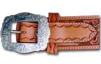 Belt Buckles in Silver Finish - BH Buckles 1 1 1/2 C.B.