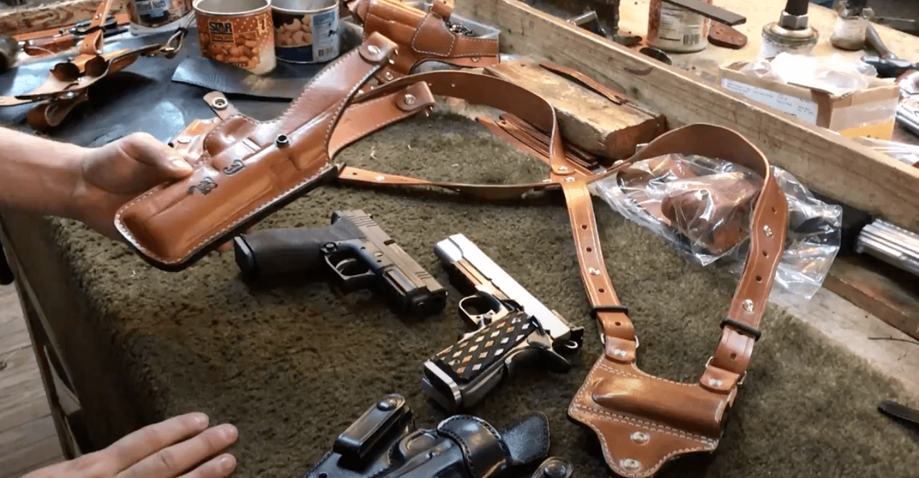 Process-of-manufacture-of-double-layer-gun-holster