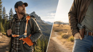 Leather-Hunter-Rig-vs-Regular-Gun-Holster-What-Is-the-Difference